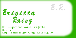 brigitta raisz business card